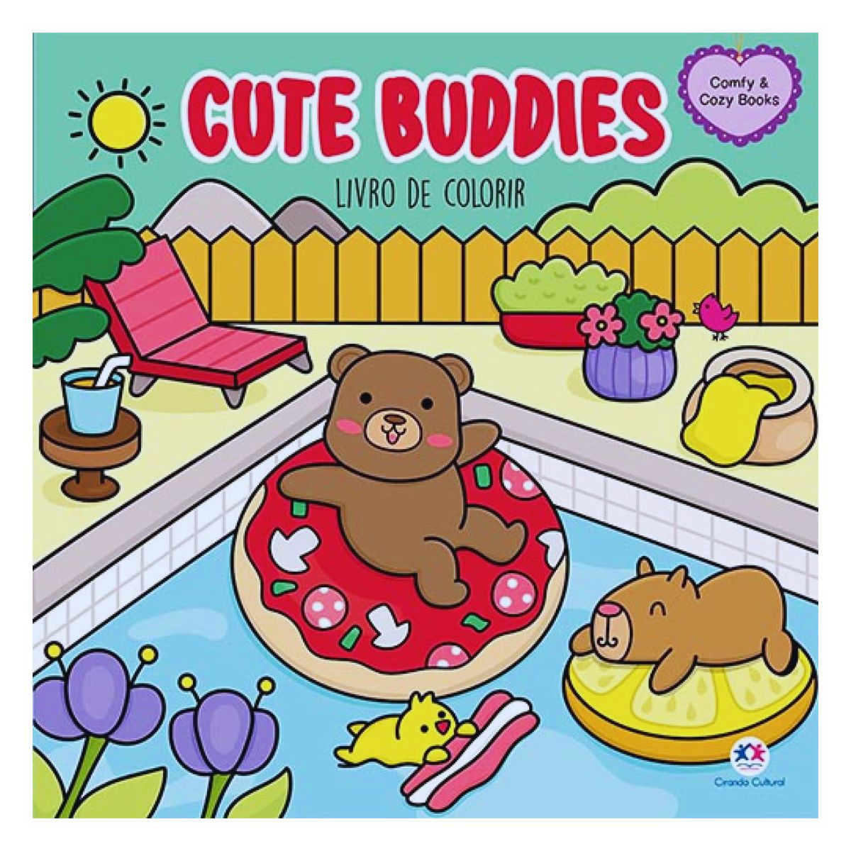 Livro Cute Buddies Comfy & Cozy Books Bobbie Goods - Para Colorir / Relaxar / Atividades - Ciranda Cultural Livro Cute Buddies Comfy & Cozy Books Bobbie Goods - Para Colorir / Relaxar / Atividades - Ciranda Cultural